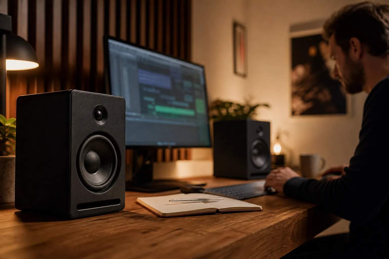 The desk speakers worth shortlisting editorial illustration