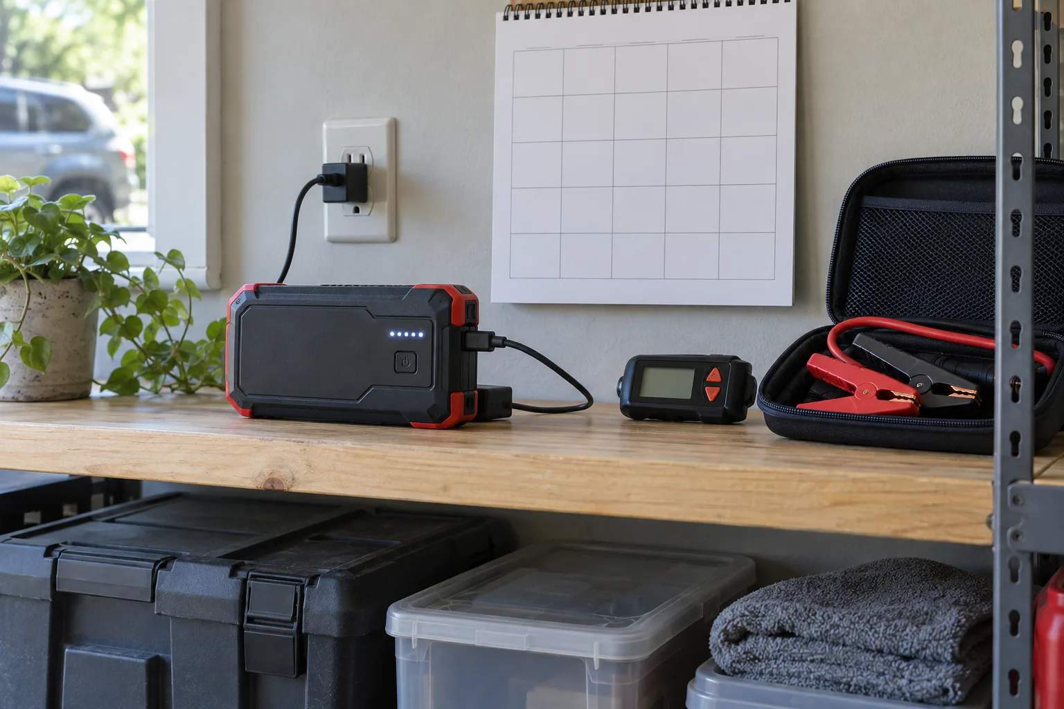 How often should you recharge a portable jump starter? editorial illustration
