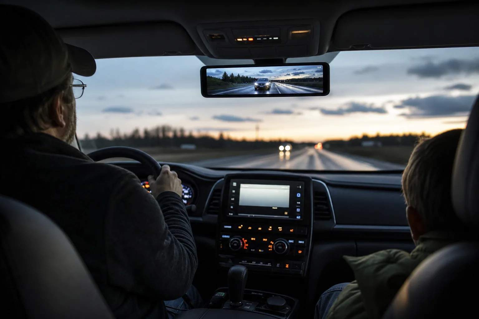 WOLFBOX G900 Pro Mirror Dash Cam: Features & Setup editorial illustration